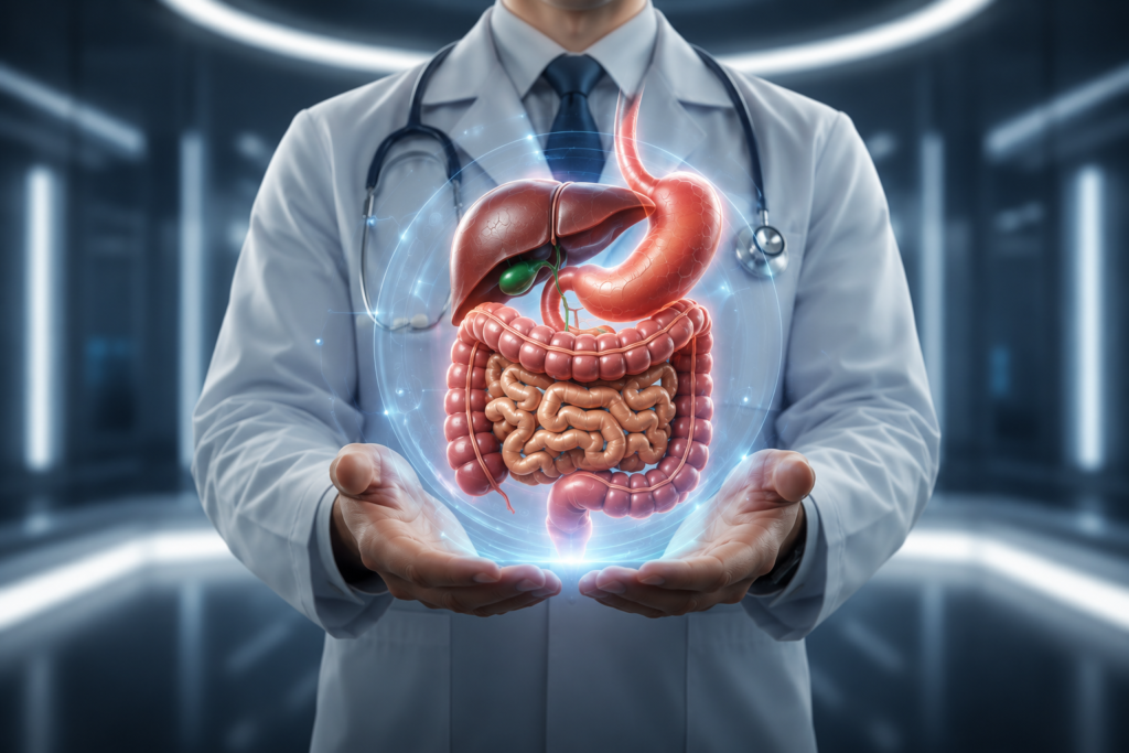 تشخيص وعلاج أمراض الجهاز الهضمى باستخدام أحدث أجهزة المناظير وتقنية Narrow Band Imaging (NBI)